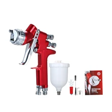KKMOON портативный HVLP Краскораспылитель набор автомобилей Сделай Сам Аэрограф набор для окрашивания автомобиля инструмент для ремонта автомобиля с 1,3 мм стальным соплом 600 мл горшок