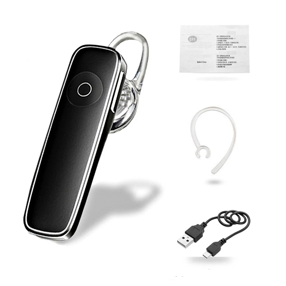 M165, мини Bluetooth наушники, стерео, бас, Bluetooth гарнитура, громкая связь, Ушная петля V4.1, беспроводной наушник для Android, для всех телефонов