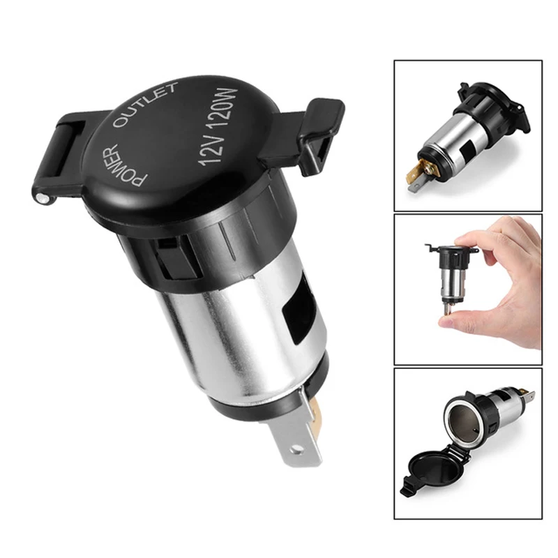 12V Автомобильная электронная сигарета Зажигалка Розетка для мотоциклов