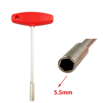 

Spoke Wrench Tool 3.2mm 4.7mm 5.5mm Hex Nipple / Bike T-Handle Wheel Tool