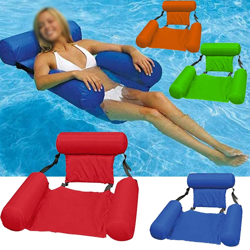 

PVC Summer Inflatable Foldable Row Swimming Pool Water Hammock Air Mattresses Bed Beach Water Sports Lounger Chair