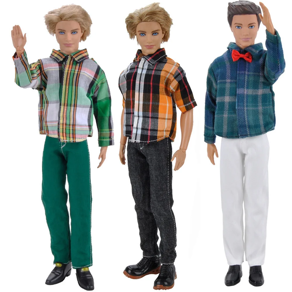 3-set-Ken-Doll-Clothes-Daily-Suit-Ken-Casual-Wear-Doll-Accessories-Boy-Man-Male-Boyfriend (3)