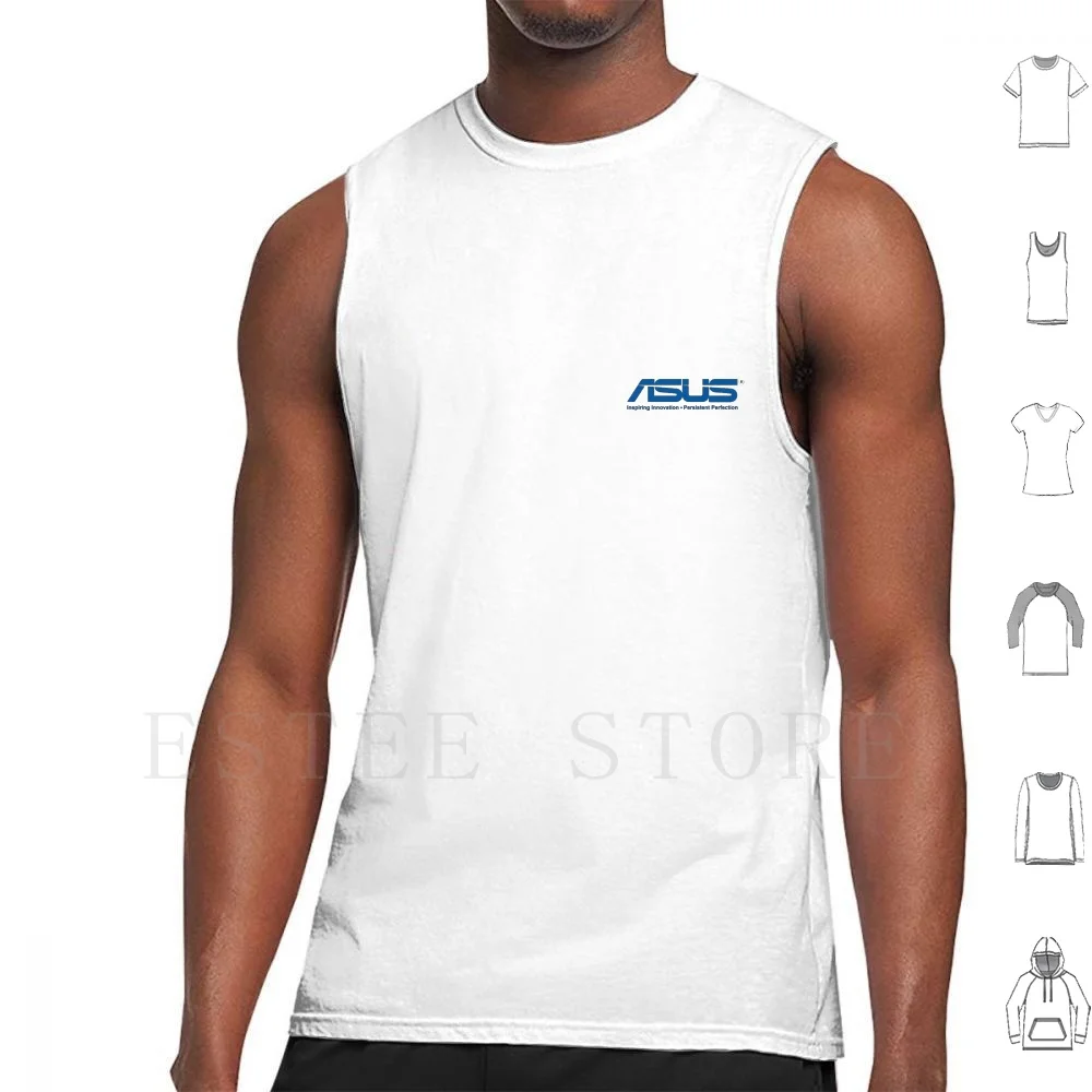 Asus Blue Logo Canotte Gilet Computer Desktop Lap Tops Netbook Apparecchiature Per Telefoni Cellulari Monitor Wi Fi Router