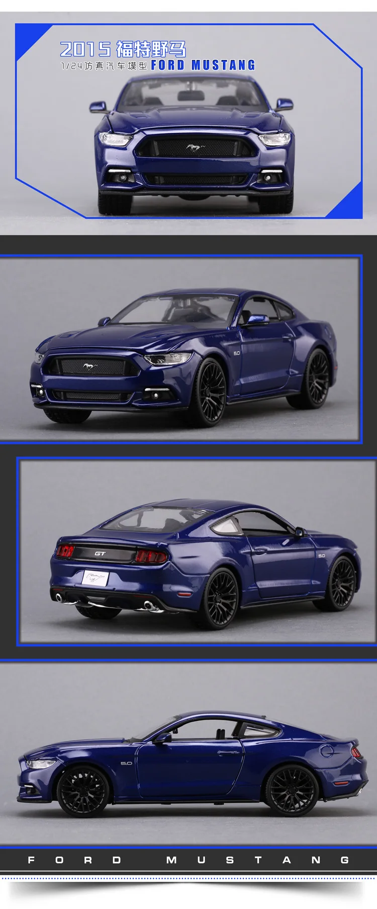 Maisto литье под давлением 1:24 Ford Mustang GT модель автомобиля из сплава литье под давлением модель автомобиля моделирование автомобиля украшение коллекция подарочная игрушка