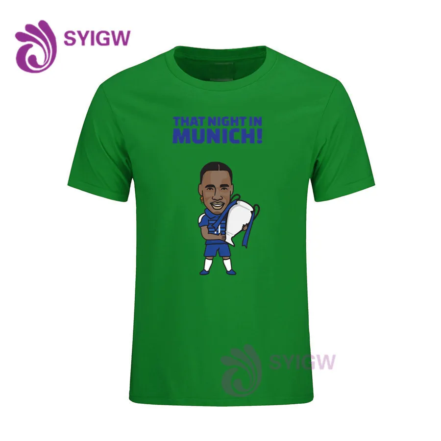 Didier Drogba, футболка с рисунком, короткий рукав, повседневные топы, крутой принт, хлопок, Мужская футболка классная, футболка 0122-7