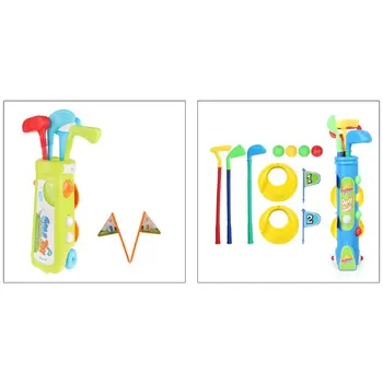 

1 Set Children Sports Mini Simulation Golf Club Set Outdoor Indoor Parent-child Interactive Fitness Toys for Boys Girls 72XC