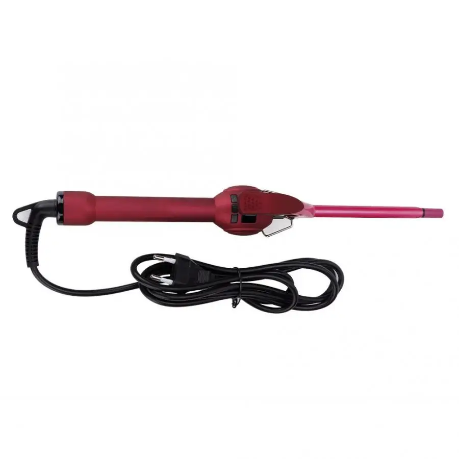 30W 9MM Ultrafine Curling Iron Temperature LCD Display Hair Curler Anti-scalding Styling Tool waver | Красота и здоровье
