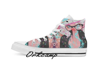 

Zap Custom Casual High Top lace-up Canvas shoes sneakers Drop shipping
