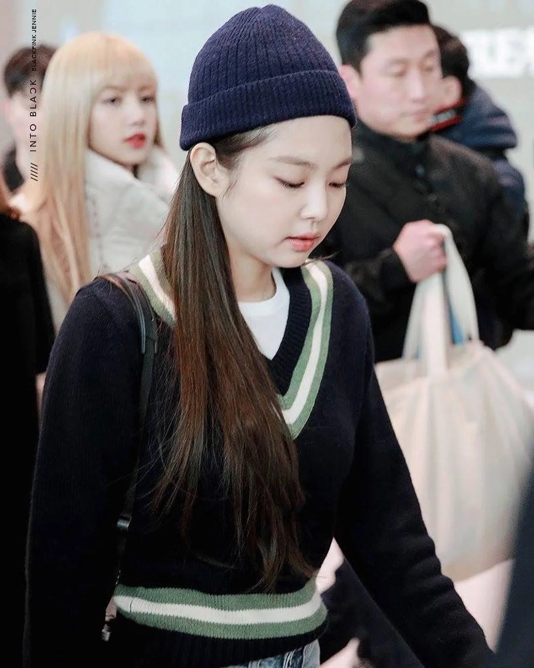 Kpop Blackpink JENNIE same Модный пуловер, топы для женщин, тонкий свитер, женская уличная одежда, Короткие вязаные свитера с v-образным вырезом