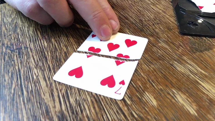 TCM by Juan Pablo Gimmick Close up Card Magic Tricks Torn Corner Machine 2.0 