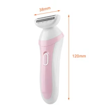 Женский водонепроницаемый электрический эпилятор Бритва для зоны бикини для лица подмышки ноги JS11