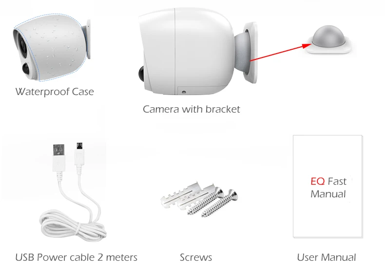 USAFEQLO,, без проводов, батарея, ip-камера, 1080 P, уличная, беспроводная, всепогодная, безопасность, WiFi камера, CCTV, наблюдение, умная сигнализация