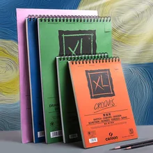 Canson xl série pintura criativa livro 16k/8k/a4/a3 esboço/marcador/acrílico/aquarela/lápis/toner vara livro de papel kraft