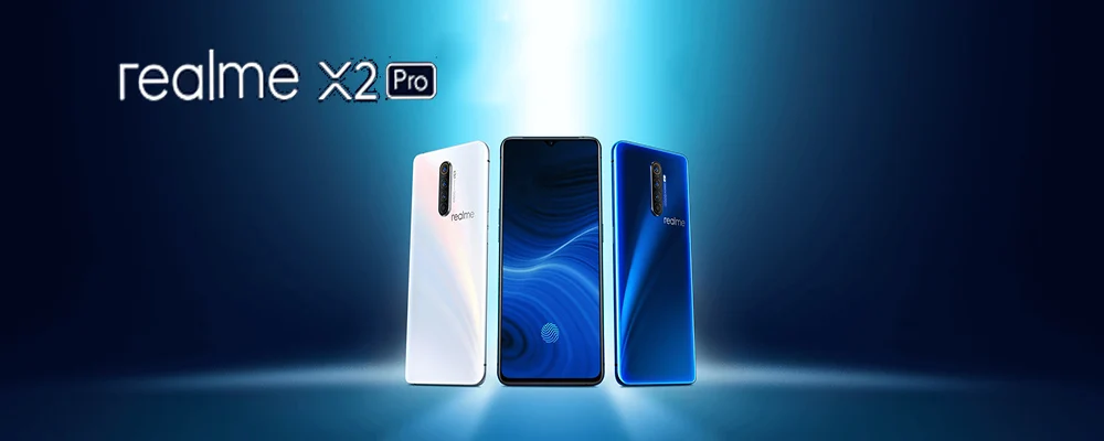 Мобильный телефон Realme X2 Pro Snapdragon 855 Plus 64MP Quad camera 6,5 ''Full screen NFC VOOC 50W Super Charge Phone