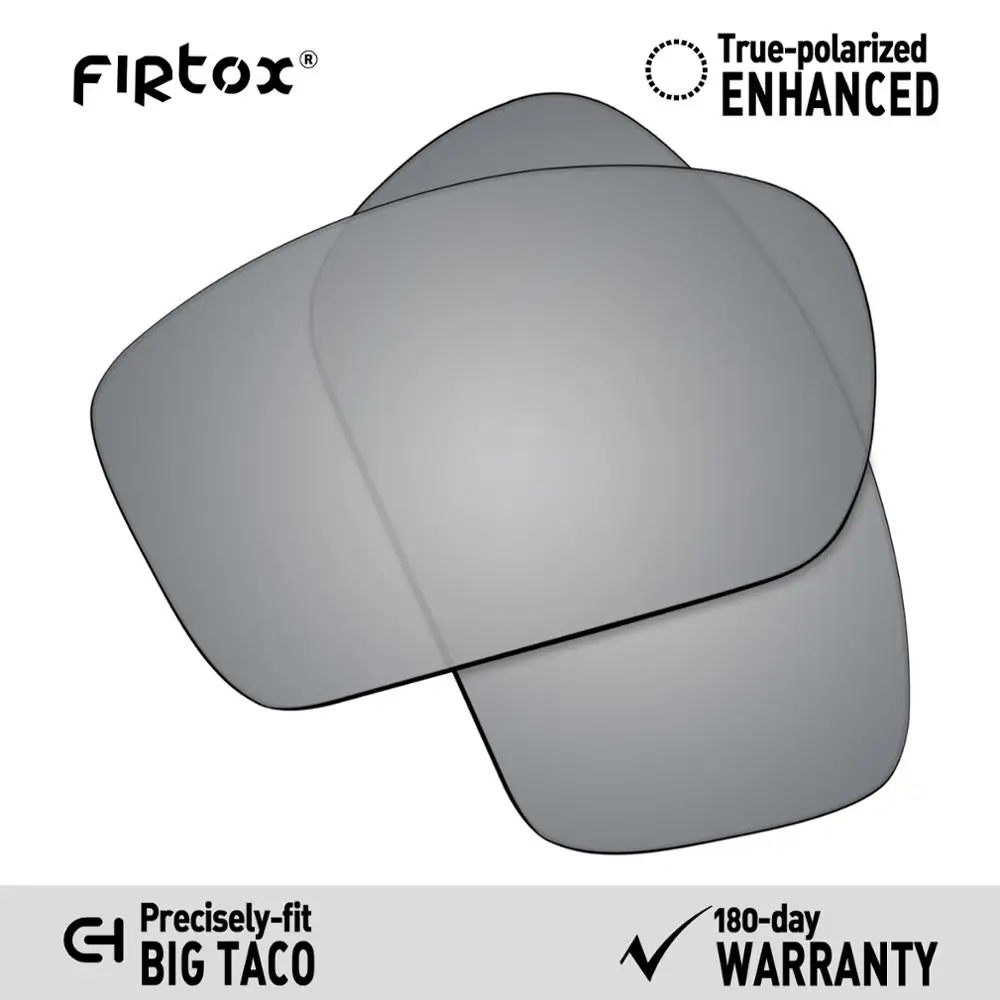 Firtox True UV400 Polarized Lenses Replacement for-Oakley Big Taco OO9173 Sunglasses (Compatiable Lens Only) - Multiple Colors Firtox True UV400 Polarized Lenses Replacement for-Oakley Big Taco OO9173 Sunglasses (Compatiable Lens Only) - Multiple Colors