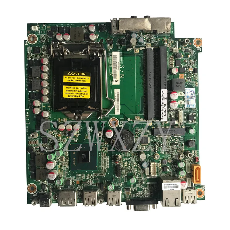 SZWXZY для Lenovo M72E материнская плата настольного компьютера IH61I H61 FRU (03T8184 03T7270 03T8198) |