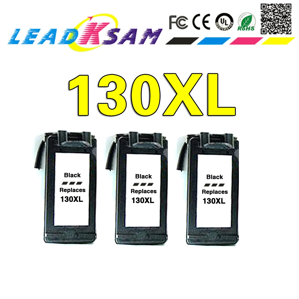 3x чернильный картридж совместимый для hp130 130xl DeskJet 6543 6840 PSC 1513 2355 | Компьютеры и офис