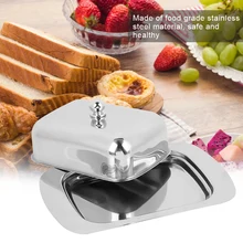 1 шт. коробка для масла из нержавеющей стали контейнер для хранения сыра сервер Хранитель ЛОТОК КРЫШКА фруктовый салат блюдо для сыра еда контейнер для дома