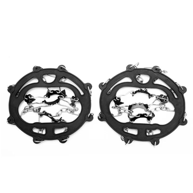 Скобы с 8 зубами противоскользящие марганцевые стальные для альпинизма ледовые