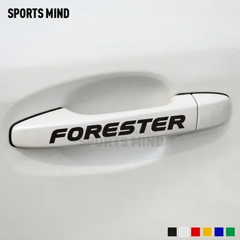 

3 Sets Sports Mind Car Sticker Decal For Subaru Forester Exterior Accessories Car Styling Automobiles Car Door Handle Sticker