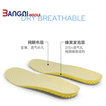 

3ANGNI Elastic Men/Woman Orthotic Arch Support Shoe Insert Flat Feet insoles for shoes Comfortable Sponge Orthopedic insoles