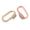 Neckalce Bracelet Clasp Supplies Handmade Fastener Carabiner Screw Clasps Accessories For Luxury Needlework Diy Jewelry Making ► Photo 2/6
