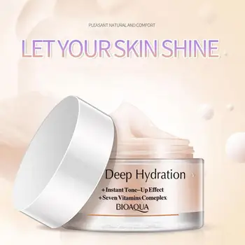 

BIOAQUA V7 Deep Hydration Cream Vitamins Whitening Cream Effective Repair Rough Skin Smooth Face Care Moisturizing Day Cream