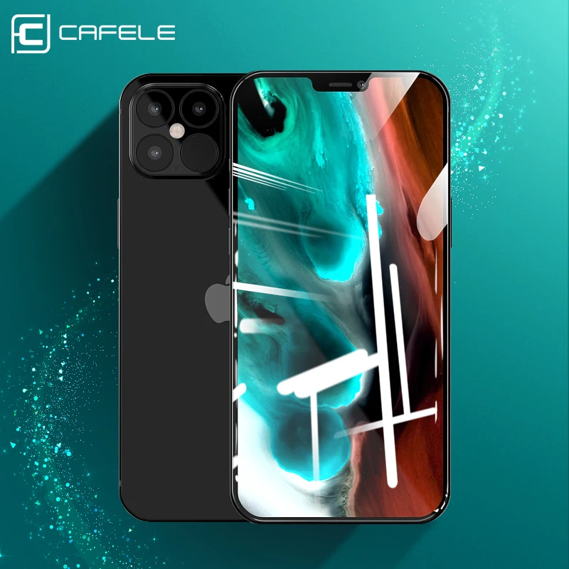 phone screen protectors Cafele Screen Protector Film For iPhone 12 11 Pro Max X Xs Cover 0.3mm Protective Glass For iPhone XR 6 7 8 Tempered Glass best phone screen protector