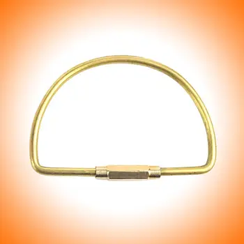 

1Pcs Keychain Keyring Brass D/Orbits/Drop Shaped Outdoor Activities Tool Durable
