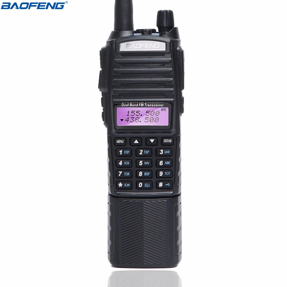 2 шт BaoFeng UV-82T трехдиапазонный 136-174/220-260/400-520 МГц 3800 мАч аккумулятор портативная рация 220 МГц антенна двойной PTT Ham радио