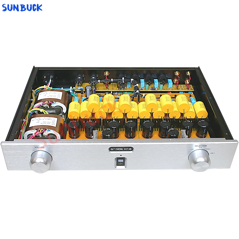 

Sunbuck reference PASS Labs 1.7 preamp IRF610/9610 field effect tube class A balanced preamplifier Audio Power Amplifier