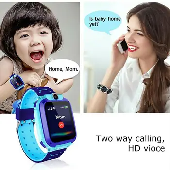 

In Stock Q12 Children Smart Watch Waterproof 1.44 Inch Student Smart Watch Dial Call Voice Chat NO GPS