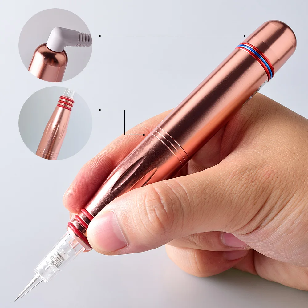 

Electric Digital Permanent Rotary Makeup Machine Kits Microblading Pen Gun Eyebrow Lip Pen + Cartridge Needles