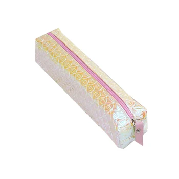 

Pencil Case School Pencil Case For Girl Student Quality Pu Pencil Box Cosmetic Bag School Supply Stationery Gold
