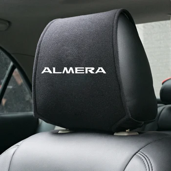 

1pcs Interior accessories Universal Headrest Cover auto fit for Nissan ALMERA Teana Skyline Juke car styling