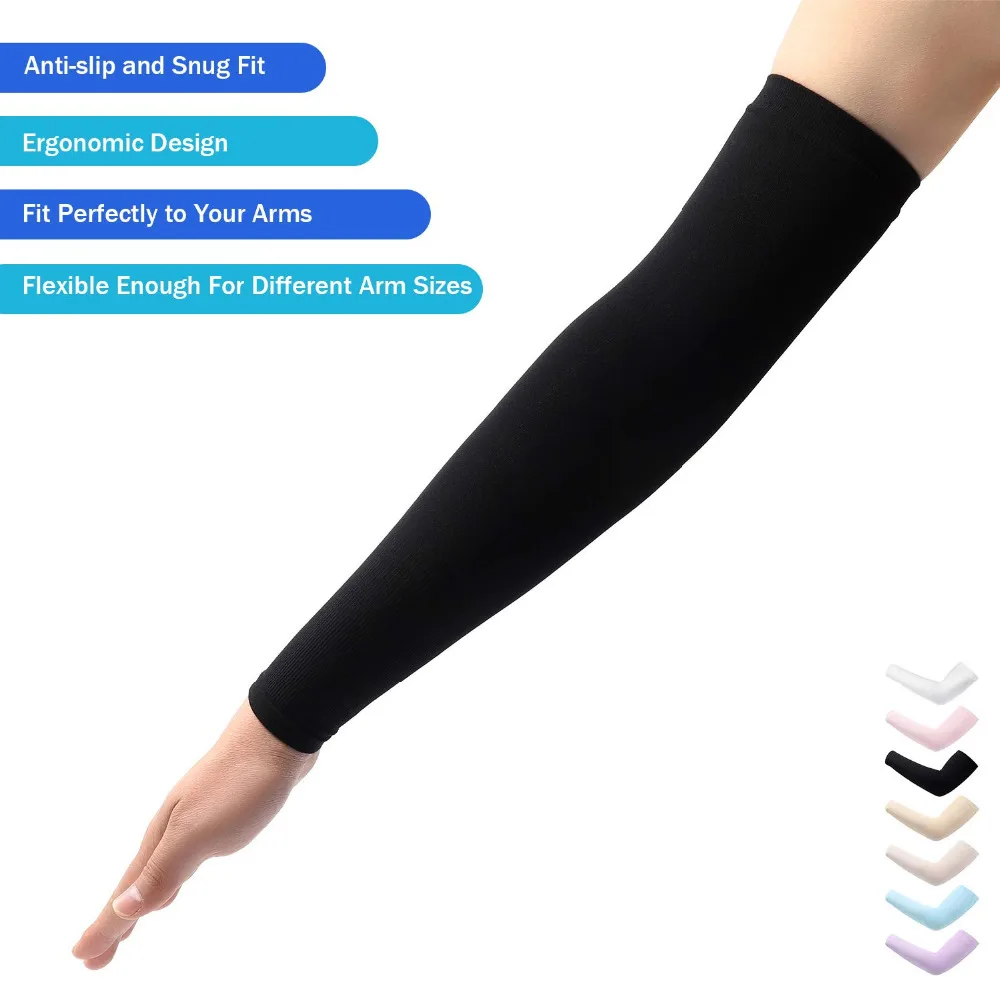 Compression bras,Manchons de bras de refroidissement unisexe
