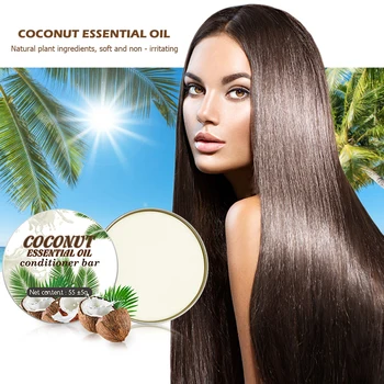 

55g Plant Essential Oil Hair Shampoo Soap Multi-functional Practical Convenient Oil-Control Anti-Dandruff Hair Care
