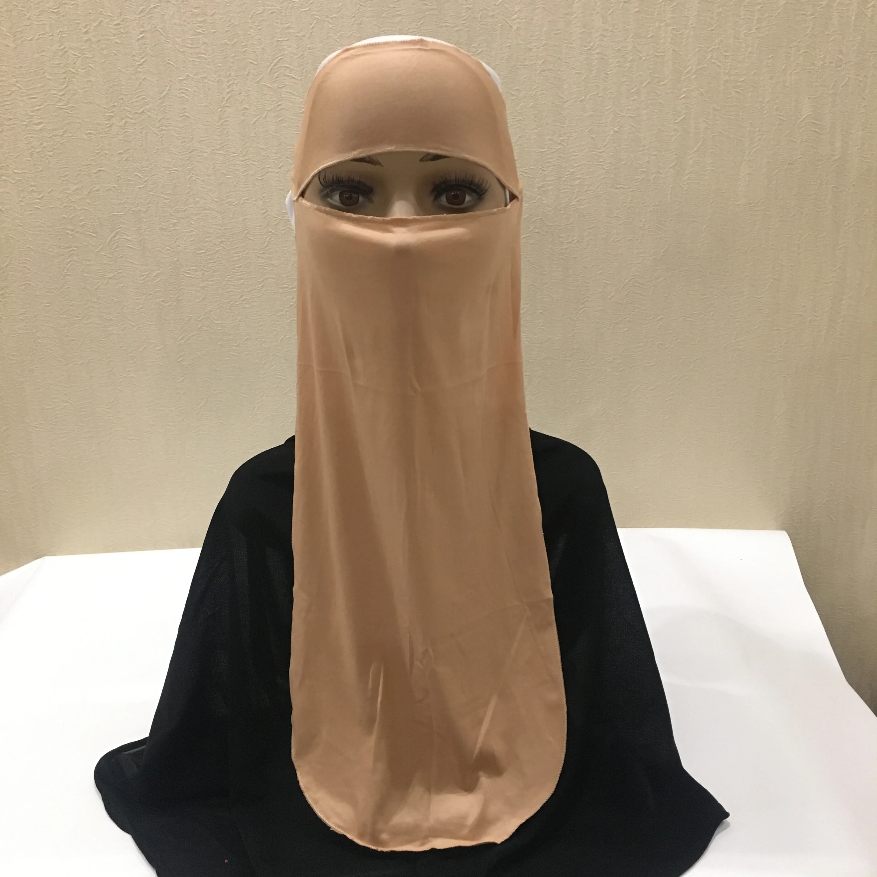 H211 высококачественный однослойный шифоновый мусульманский хиджаб niqab головной