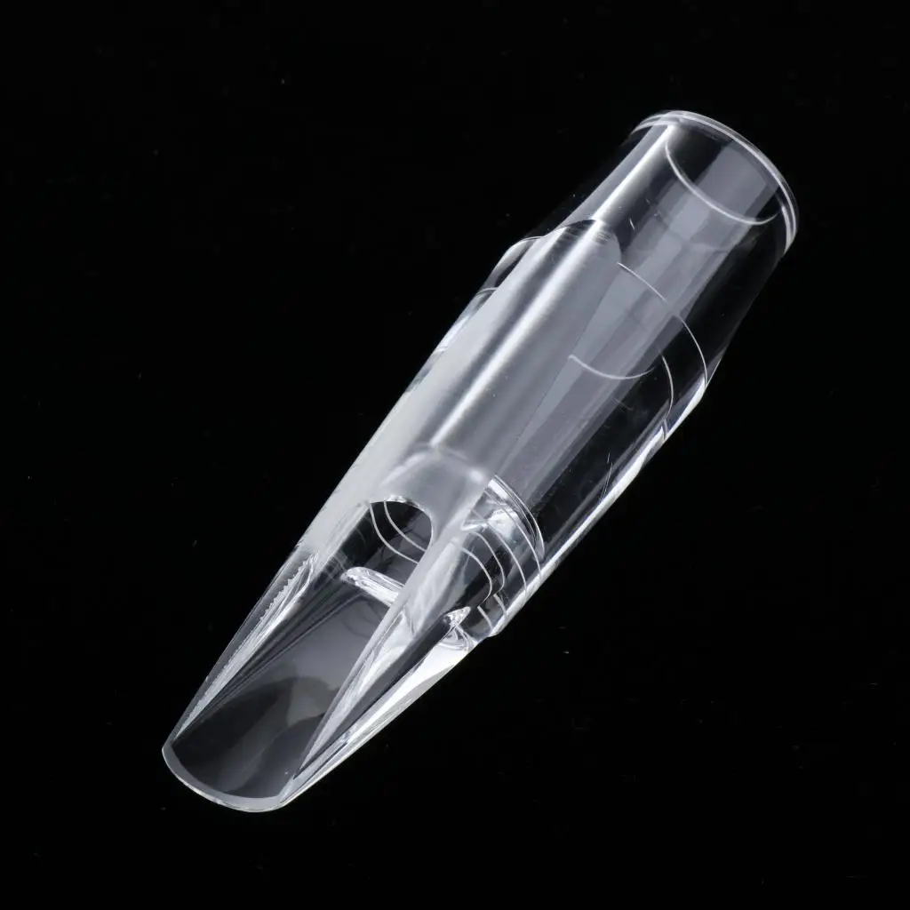 Plastic Tenor Saxophone Mouthpiece Transparent Replacement Mouthpiece Kit