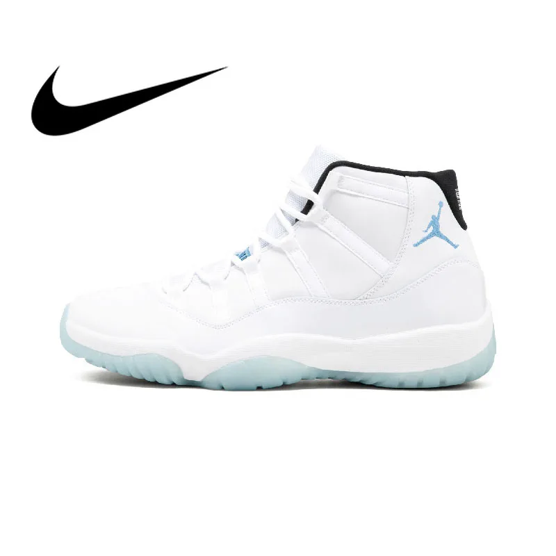 Оригинальный Nike Оригинальные кроссовки Air Jordan 11 Ретро Легенда AJ11 Для мужчин Мужская баскетбольная обувь амортизация обувь 378037