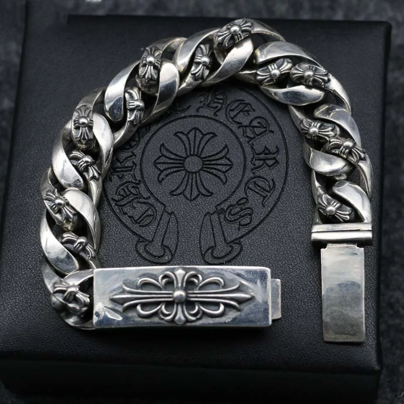 S925 Стерлинговое Серебро оригинал ювелирное изделие ручной работы мужской