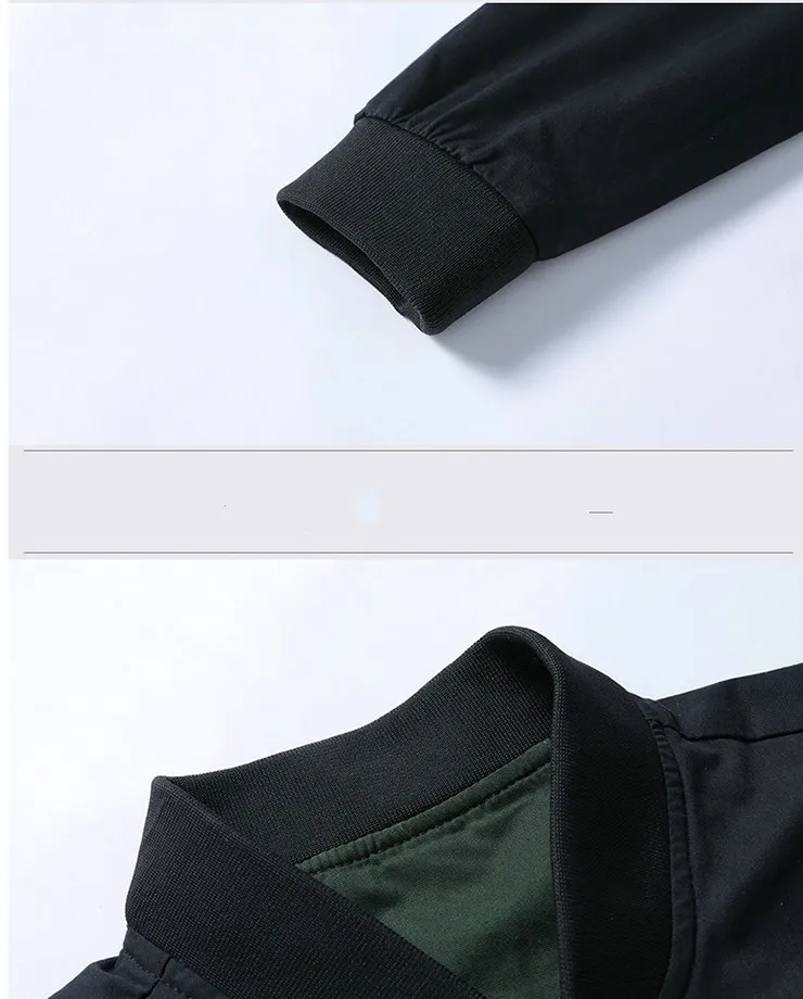 4XL Новые мужские куртки осенние военные мужские пальто модные тонкие повседневные куртки Мужская Верхняя одежда бейсбольная форма SA461