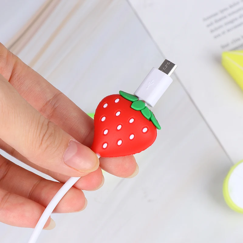 Фруктовый протектор кабеля органайзер для проводов Usb USB зарядного устройства