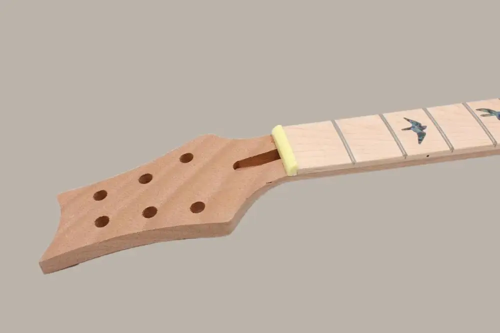 22 лада Электрогитары шеи Замена 25,5 дюймов красное дерево клен гриф DIY
