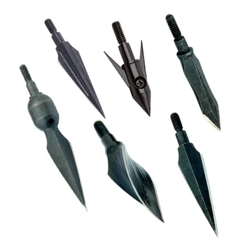 

Outdoor Archery Stainless Steel Replaceable Arrowhead Points 140/150 Grain Fit Inside Diameter 6.2mm Shaft Hunting Accessories