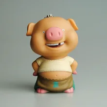 Милый брелок с поросенком милая кукла креативный мультфильм из свиной кожи Сумочка Кулон аксессуары подарок оптом