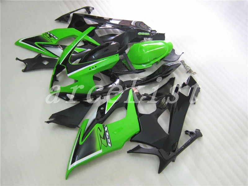 Набор обтекателей для SUZUKI K5 K6 GSXR1000 2005 2006 ABS обтекатель GSXR 1000 05 06 глянцевый черный зеленый