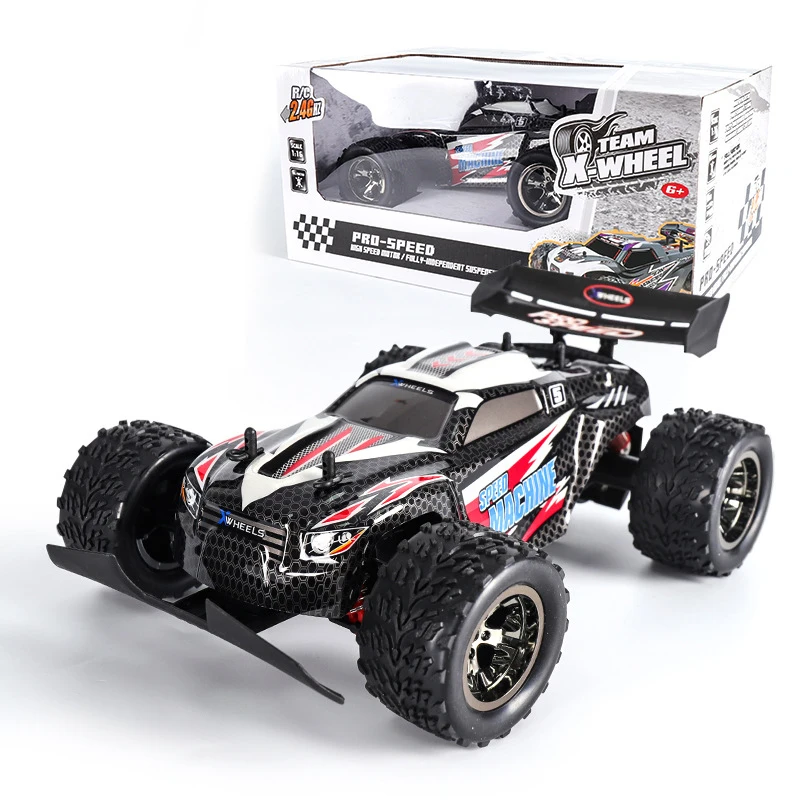 Радиоуправляемый автомобиль 1:18 drift 2,4 gGhz внедорожник высокая скорость скалолазание автомобиль короткая карта беспроводной пульт дистанционного управления автомобиль игрушки для детей - Цвет: red