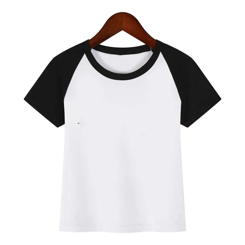 Новая детская летняя футболка с мультяшным мультипликационным принтом в японском стиле с героями мультфильмов; модная детская одежда; футболка; детская футболка с героями мультфильмов - Цвет: white