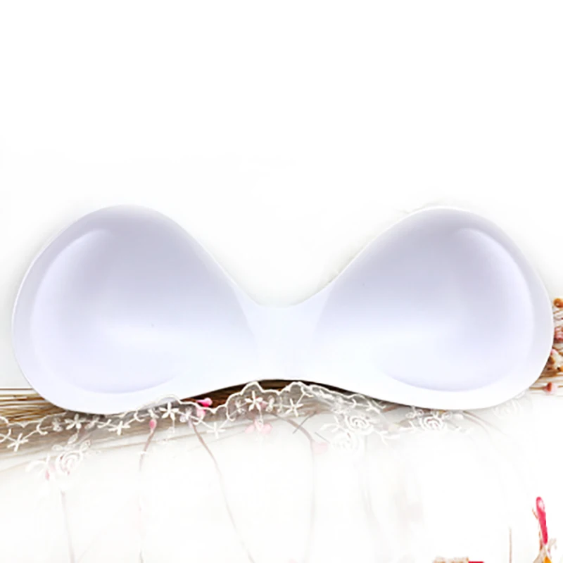White 050 Цельная подкладка для бюстгальтера, не оставляющая следов чашечка для груди, нижнее белье для йоги, купальники, универсальная губчатая подушка для бюстгальтера, подушка для бюстгальтера Uchimura Pad A020 - Цвет: White 050